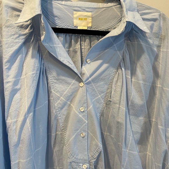 🤍 SOLD 🤍 Anthropologie Windowpane Button Down - Picture 5 of 8